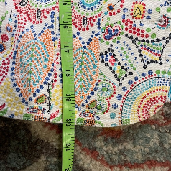 Ruby Rd multi Jean Jacket size 4 petite - Picture 5 of 7